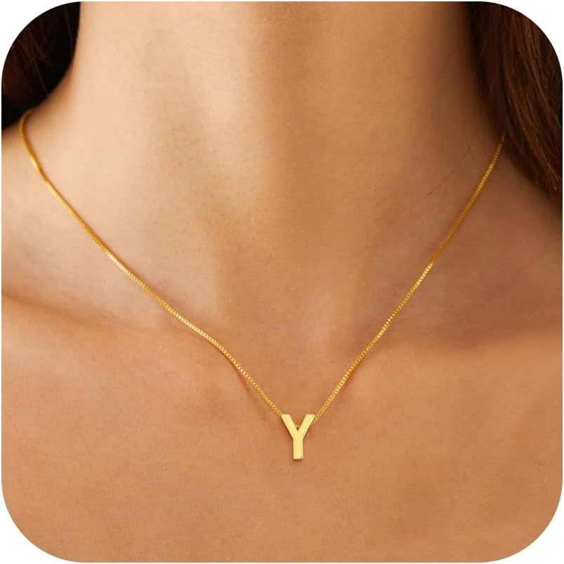 Initial Letter Pendant Necklace Women Fashion Jewelry