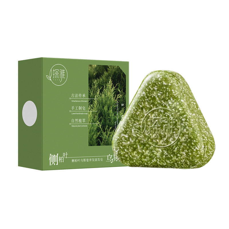Cypress Leaf Osmanthus Herbal Hair Strengthening Soap