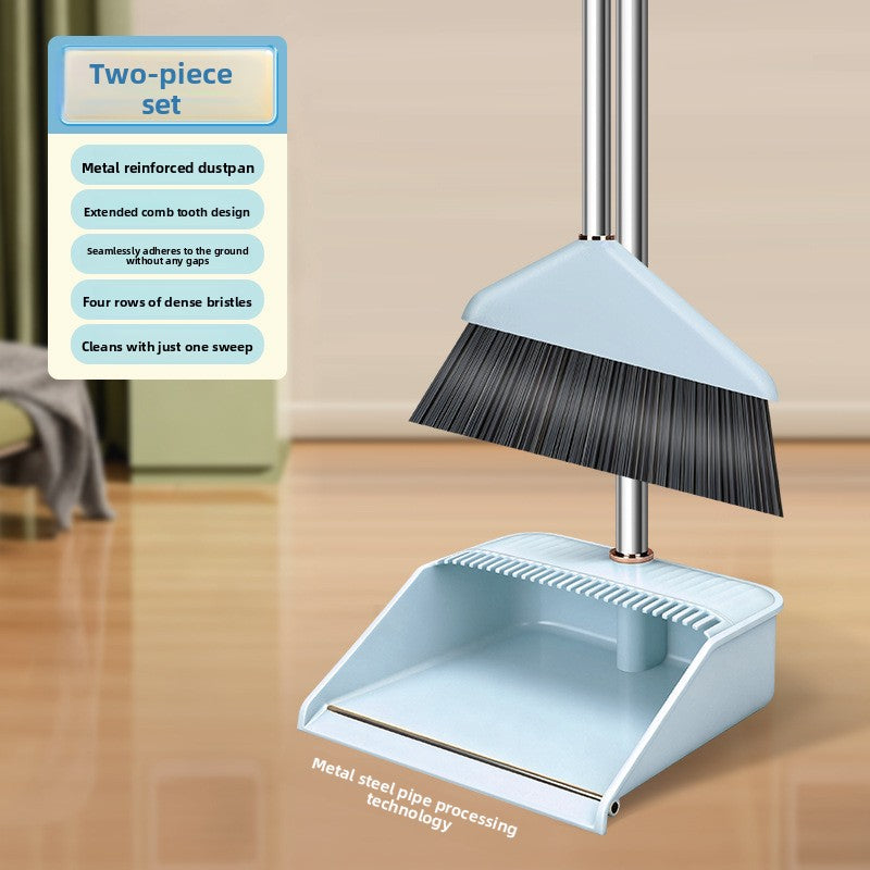 Household Broom and Dustpan Set