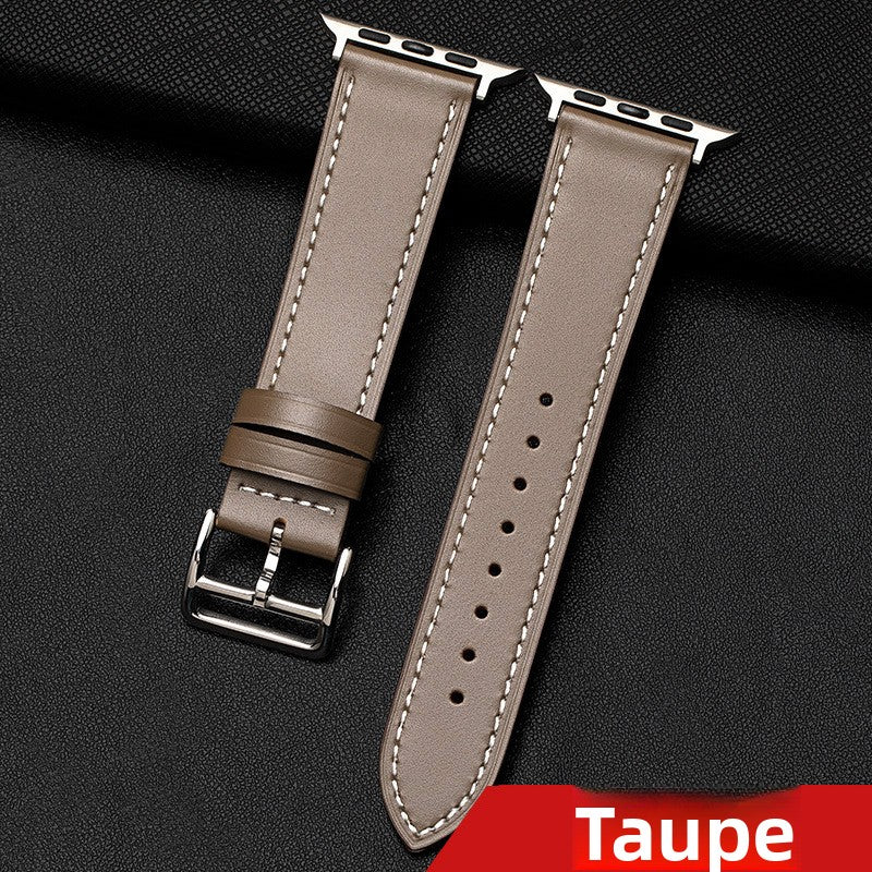Genuine leather waterproof cowhide watch strap