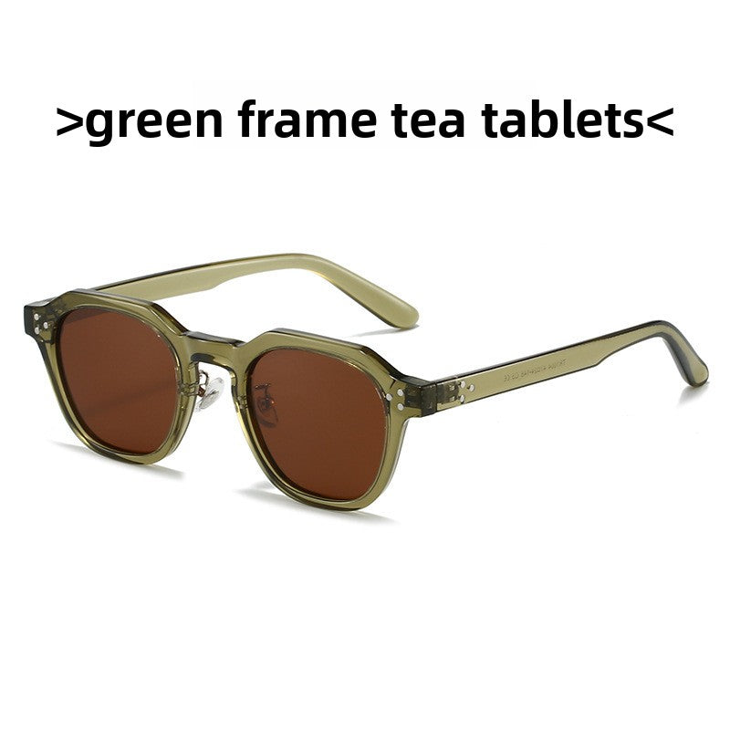 TR90 Geometric Polarized Sunglasses UV400 Protection
