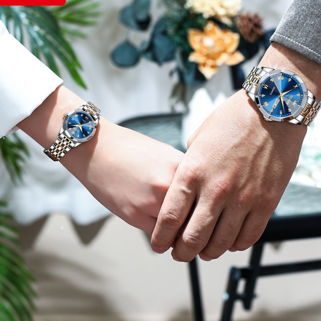Quartz couple watches