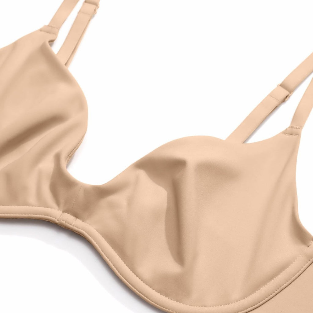 Women Deep V Push Up Underwire Bra Plus Size Lingerie