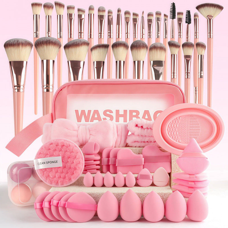67-Piece Makeup Brush and Sponge Kit