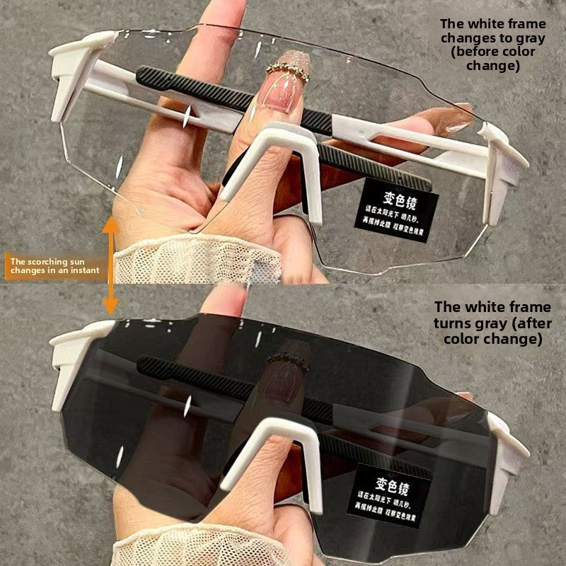 Photochromic Sports Goggles with Adjustable Arms