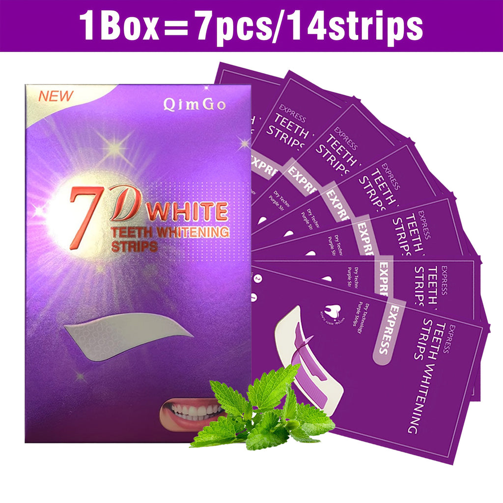 Teeth Whitening Strips Mint Flavor