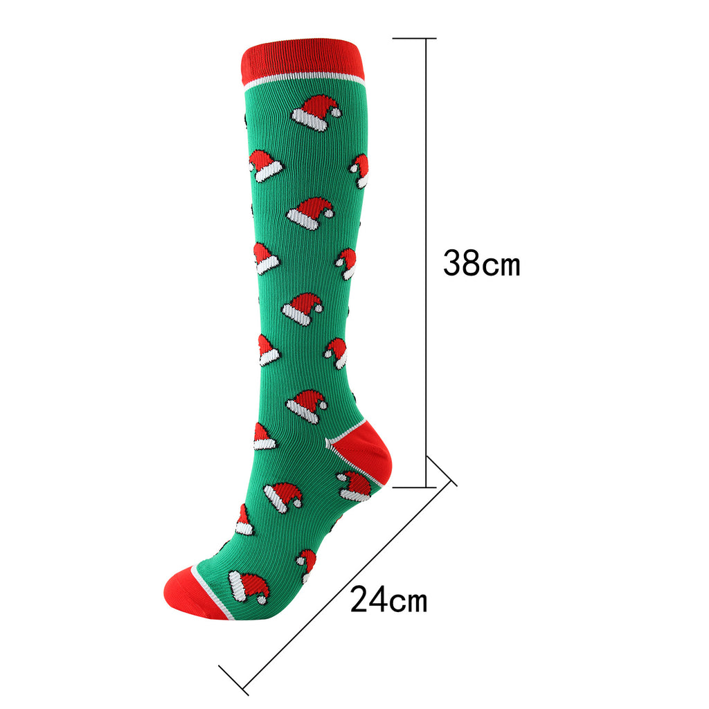 Christmas Compression Socks with Festive Designs