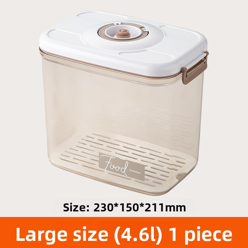 Electric vacuum storage box with air extraction function