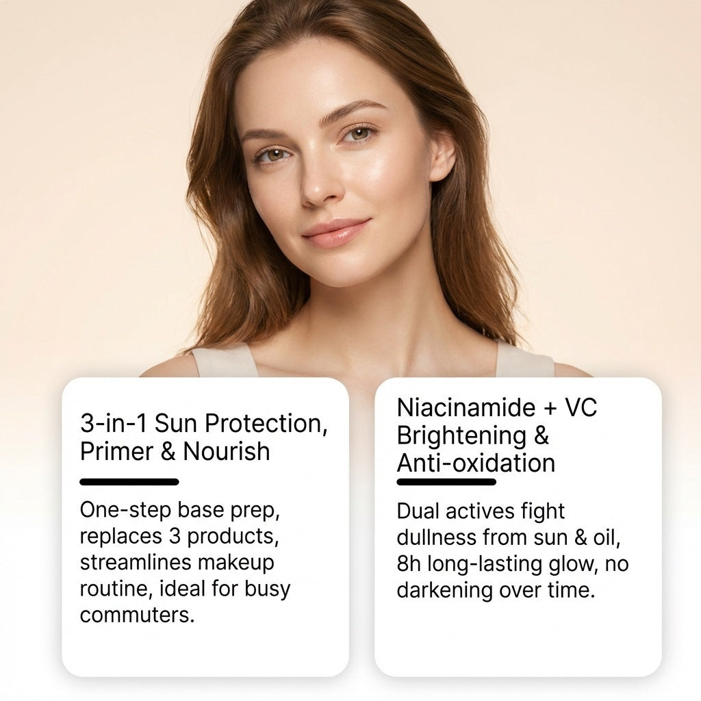 Before makeup, the milk is clear and moist, the lazy naked moisturizer