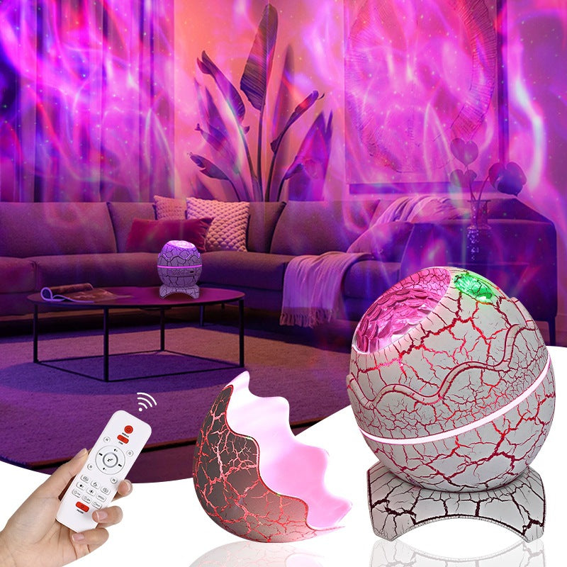 Dinosaur Egg Bluetooth Music Starry Night Projection Night Light