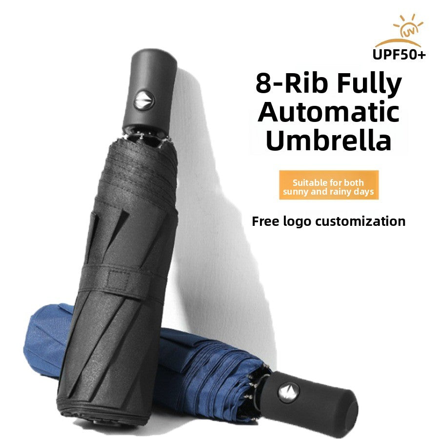 Fully Automatic Umbrella with Ring Handle
