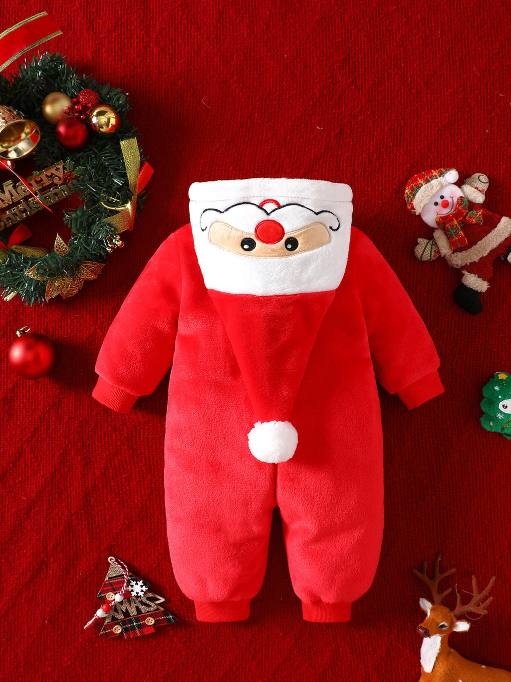 Christmas Santa Claus Baby Jumpsuit