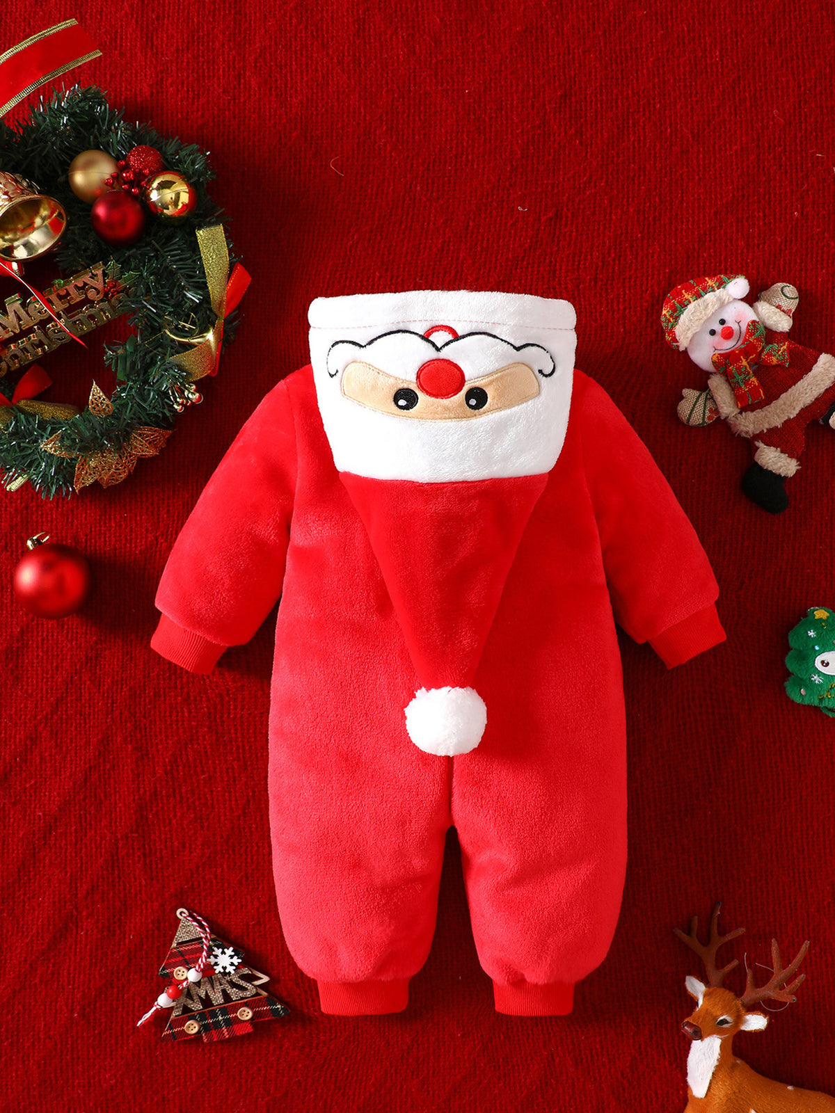 Christmas Santa Claus Baby Jumpsuit