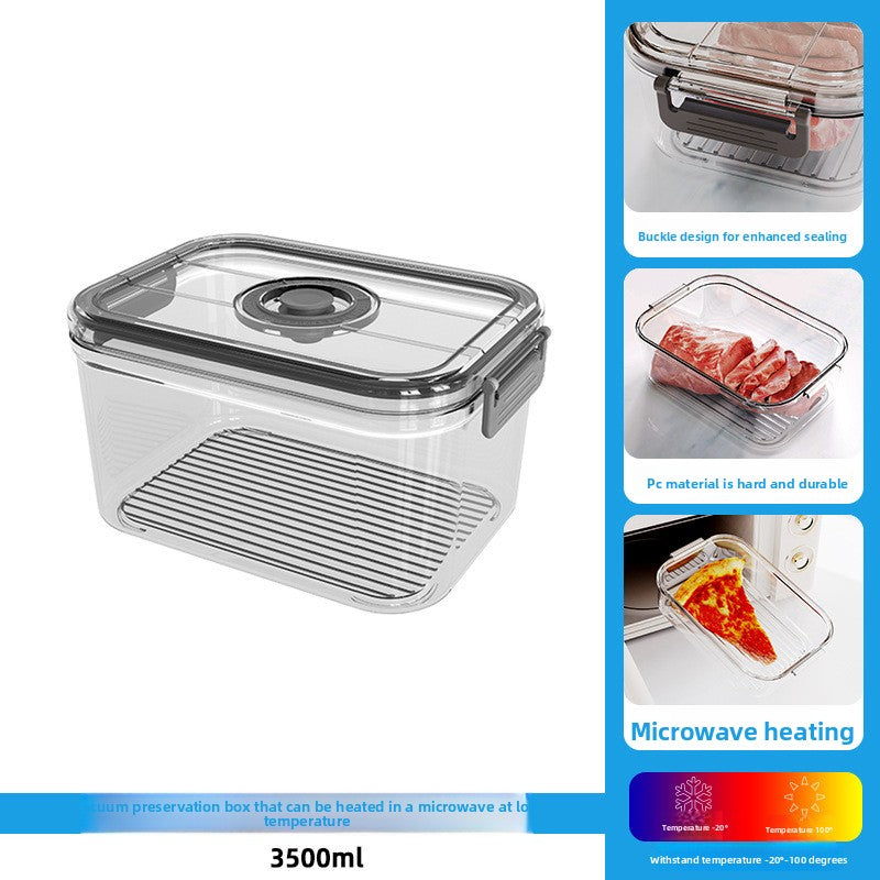 Electric vacuum storage box with air extraction function