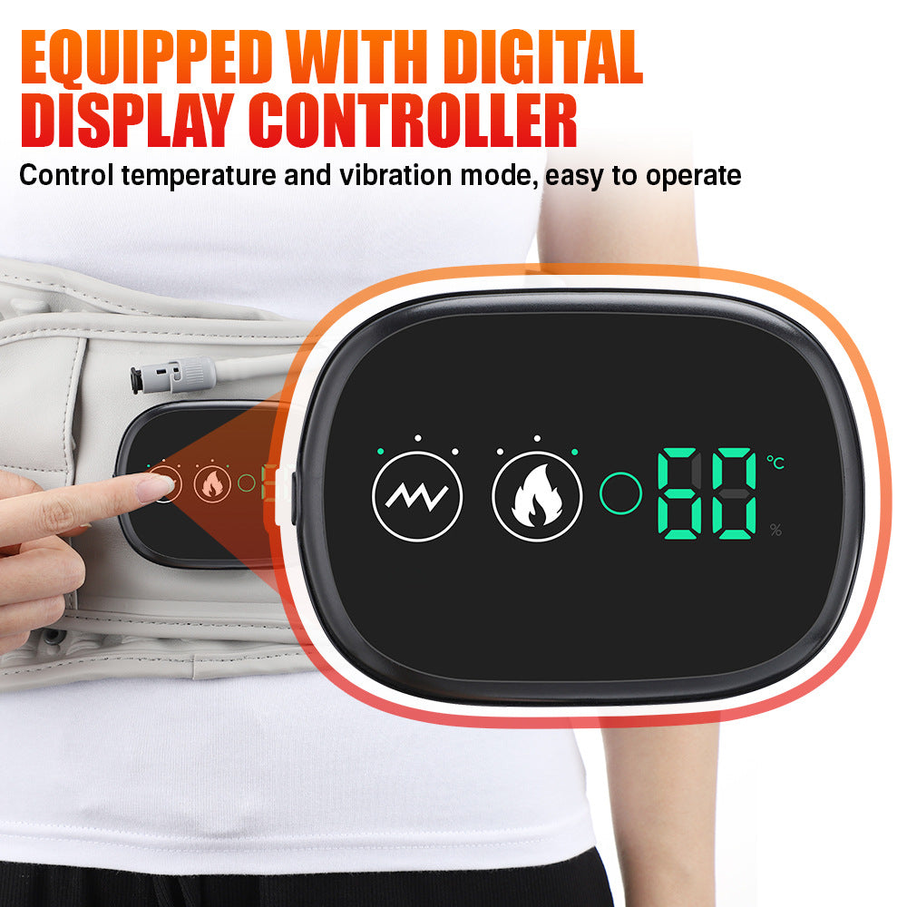 Electric Heating Vibration Massage Waist Belt