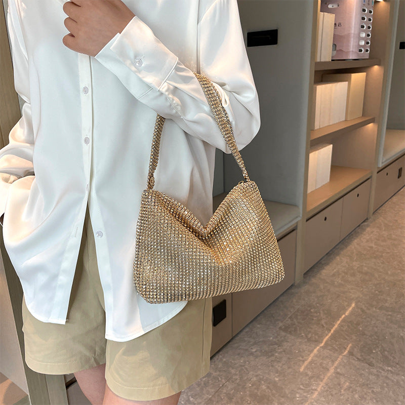 Rhinestone Adjustable Shoulder Bag