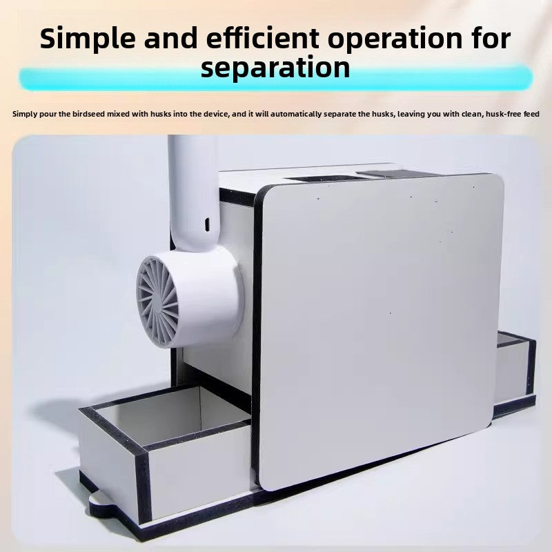 Automatic Parrot Feed Husk Blower Separator Tool