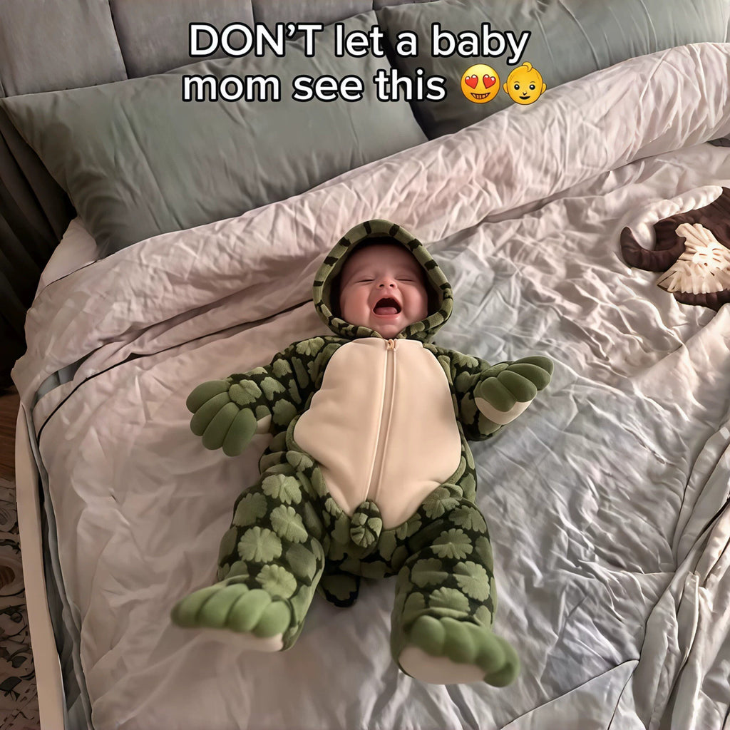 Baby Turtle Pajamas Baby Jumpsuit