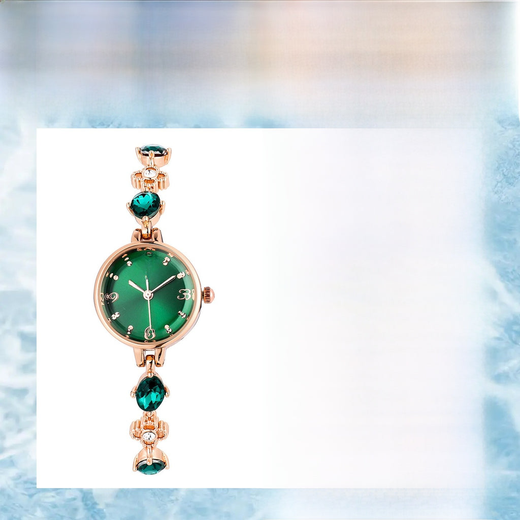Women's bracelet jade watch