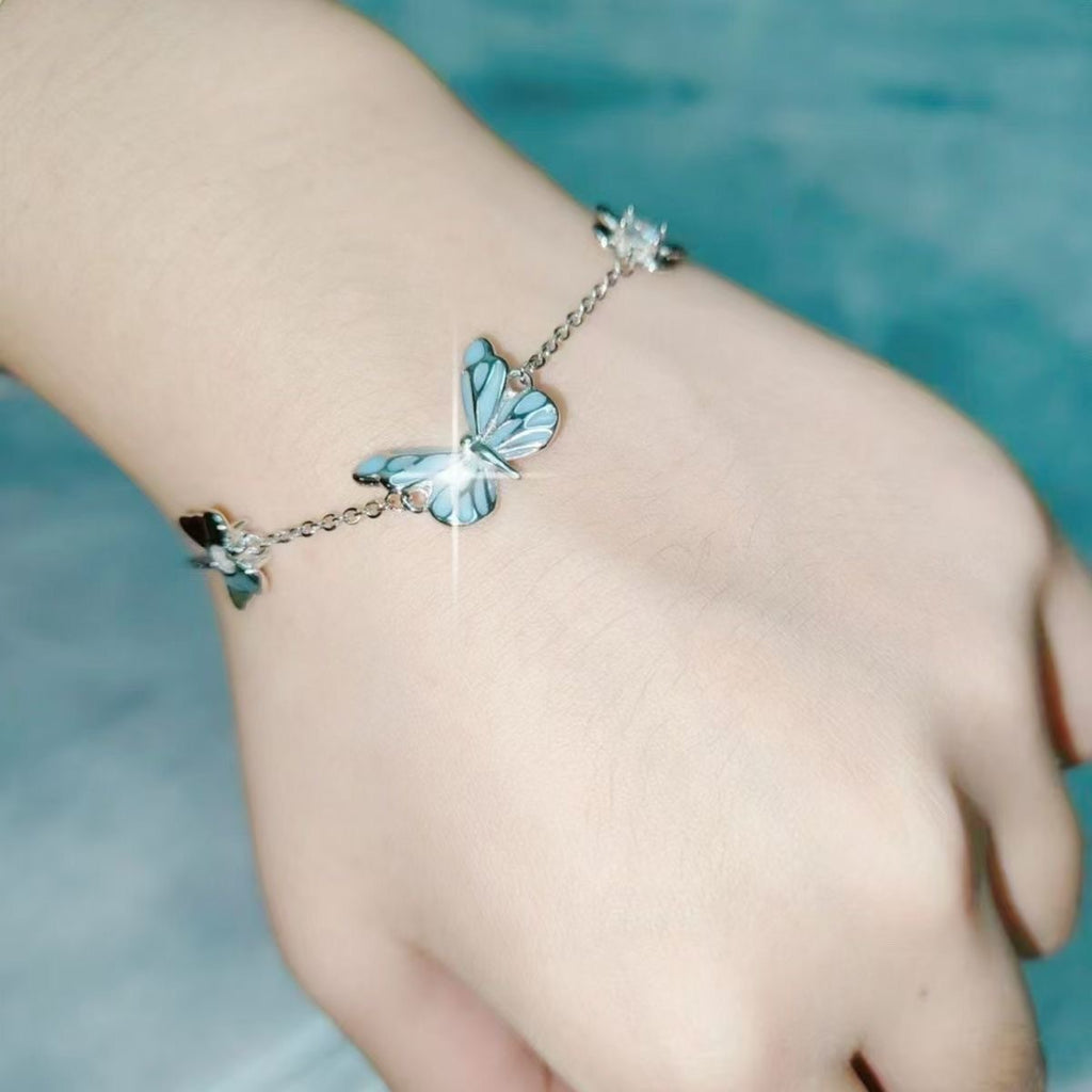 Luminous Butterfly Necklace Pendant