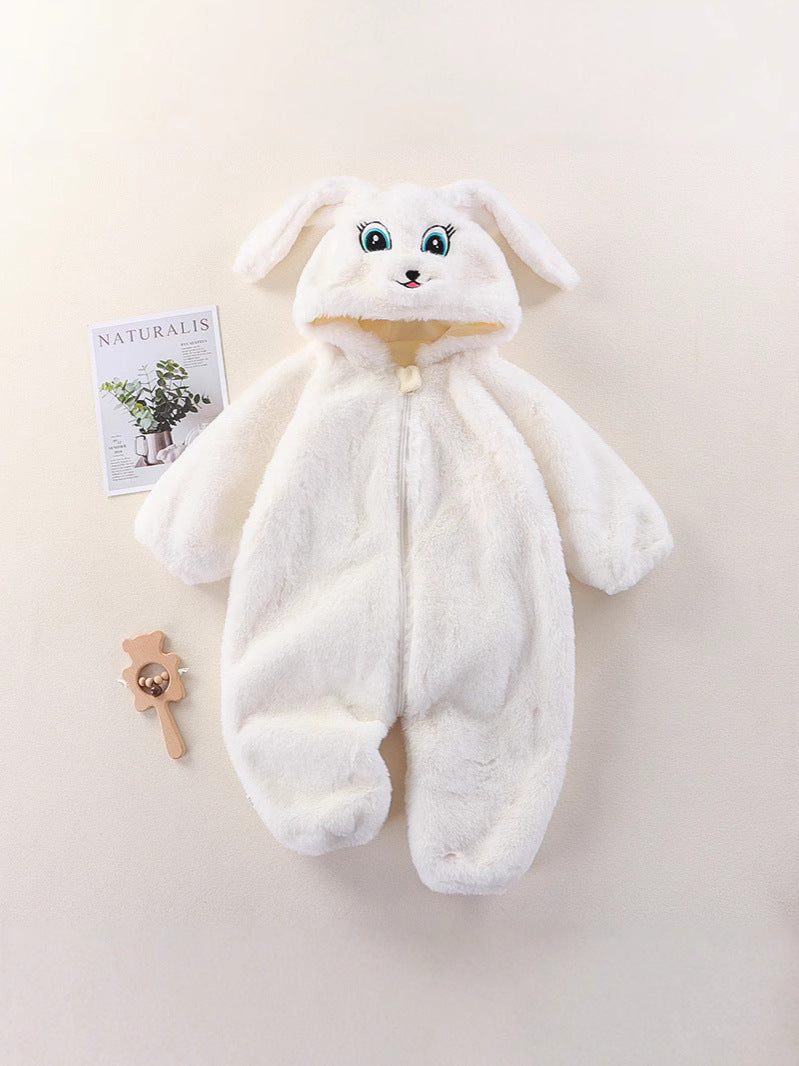 Baby Animal Plush Jumpsuit for Autumn and Winter
