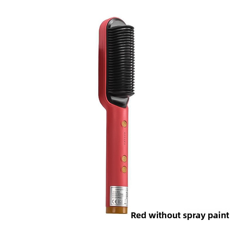 Negative Ion Hair Straightener and Curler Dual Function Styling Comb