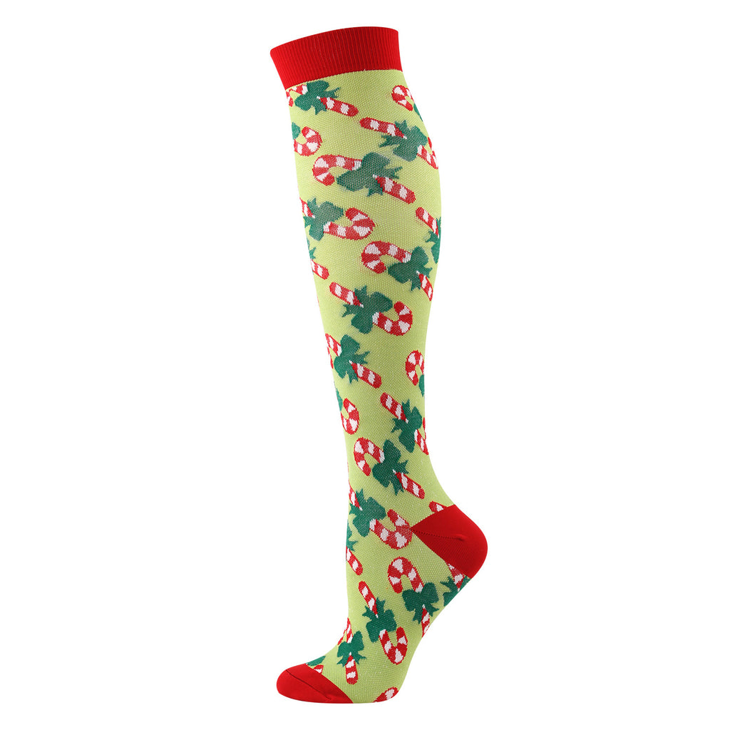 Christmas Compression Socks with Festive Designs