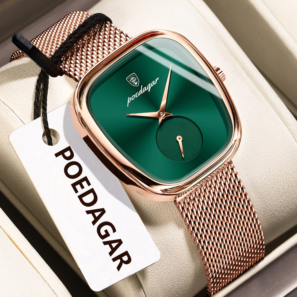 Fashion Quartz Women's Watch with Stainless Steel Mesh Strap