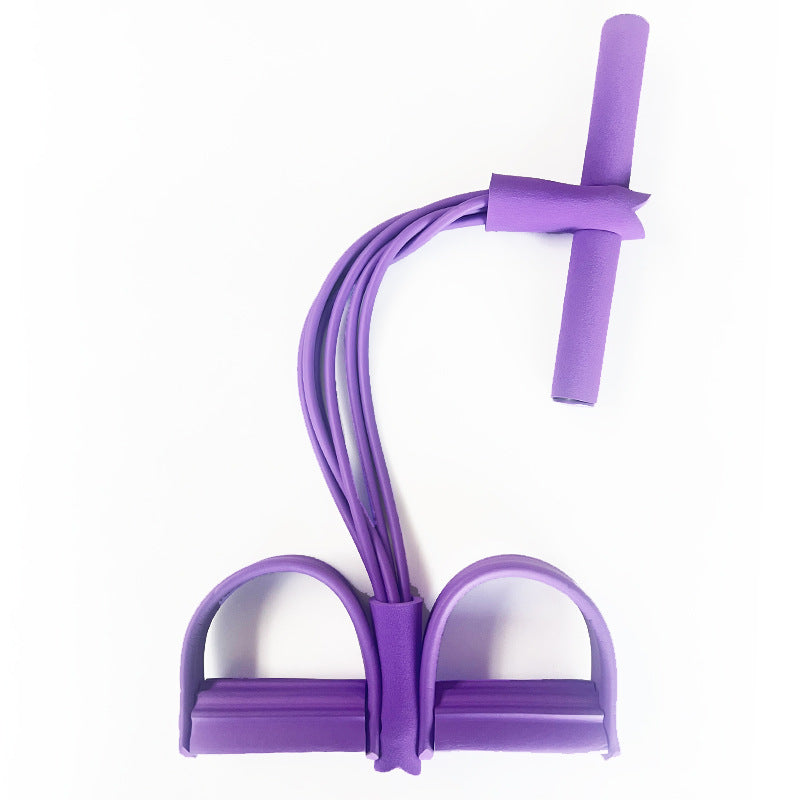 Four-tube pedal puller exercise fitness material thin leg