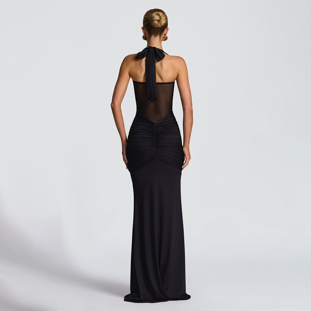 Elegant Halter Neck Bodycon Dress