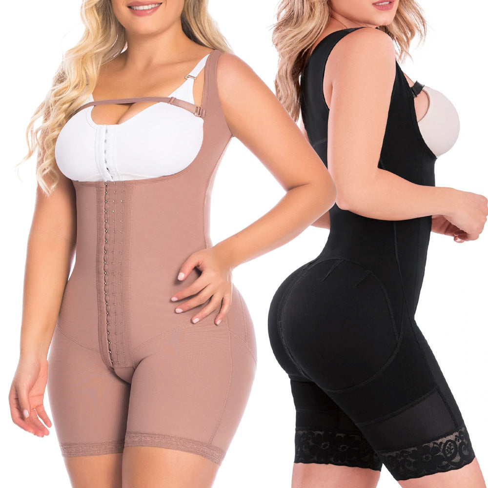 Ladies' full-body shaping and buttock lifting fitness garment