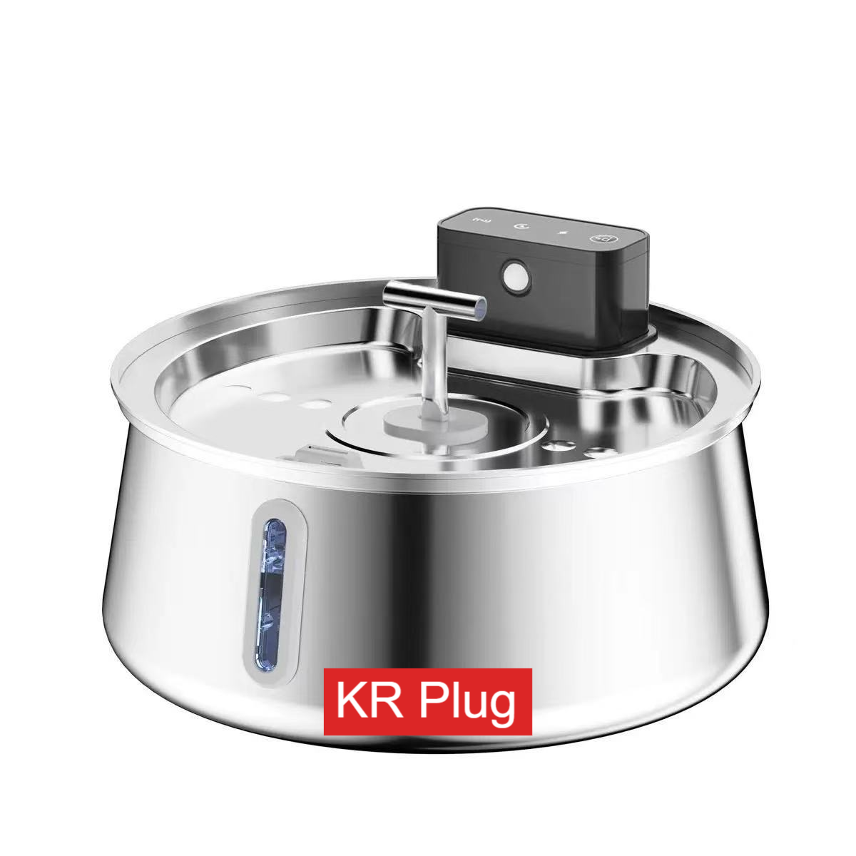 4L Stainless Steel Wireless Infrared Sensor Pet Water Fountain for Cats and Dogs