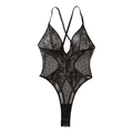 Black Lace Mesh Bodysuit