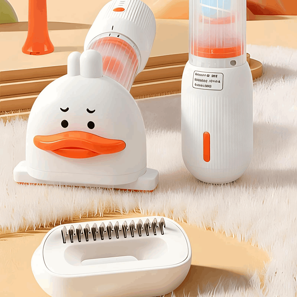 4-in-1 Electric Pet Hair Removal Brush