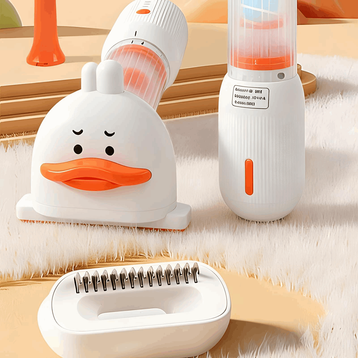 4-in-1 Electric Pet Hair Removal Brush