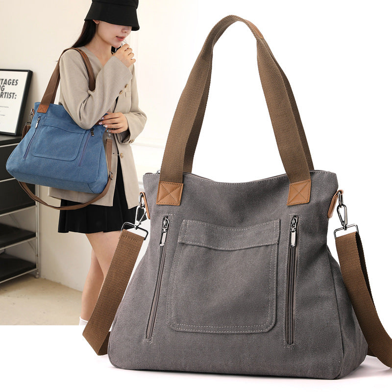 Canvas Women Tote Shoulder Bag