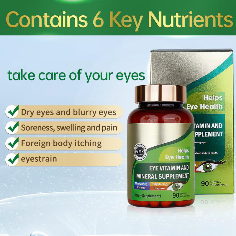 Carefully Selected Ready-Made Eye Supplement Capsules Eye Vitamin and Mineral Supplement