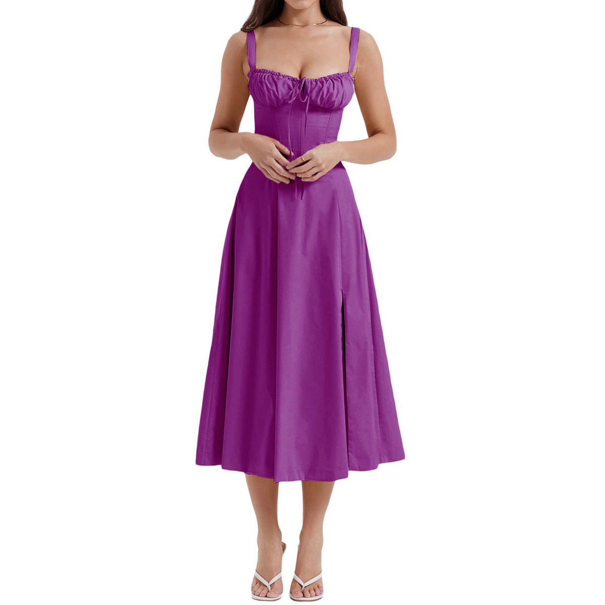 Strap Waist Sling Dress