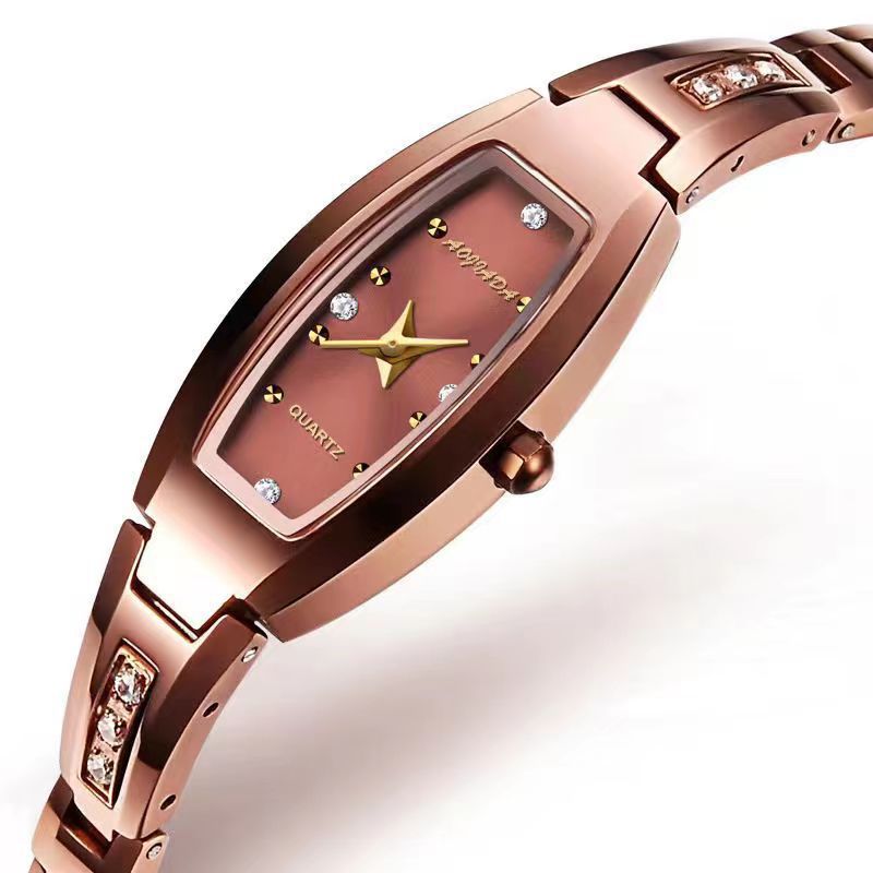 Oval ladies' watch with a small dial