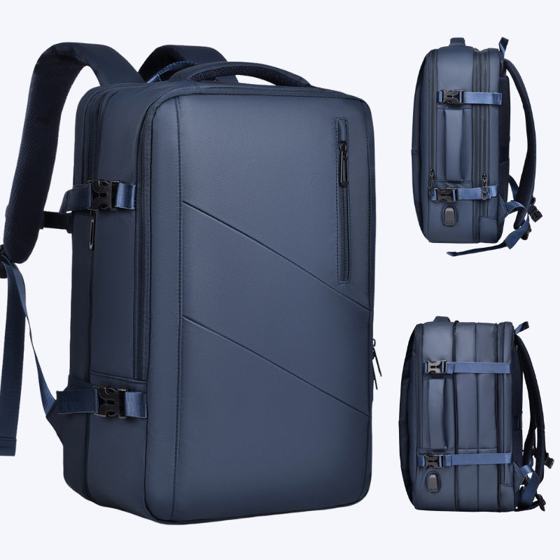 Expandable Laptop Backpack with USB Port