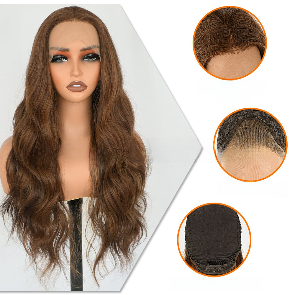 Lace Front Synthetic Wig Long Curly Hair