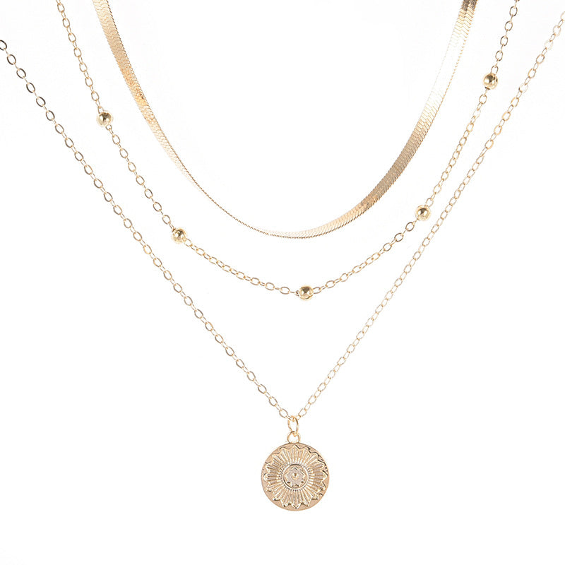 Layered clavicle necklaces