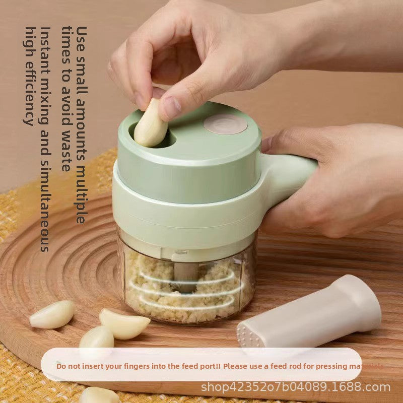 Electric Vegetable Chopper and Garlic Grinder