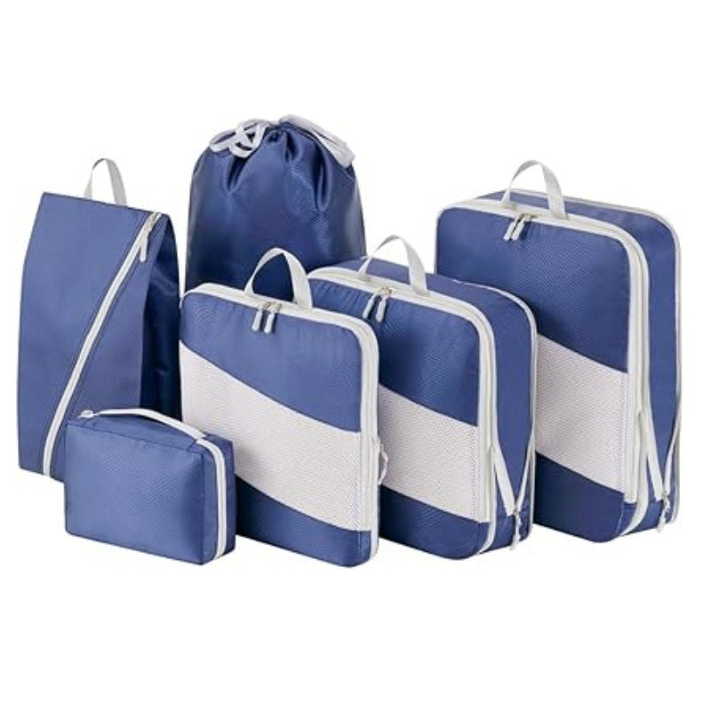 Compressed Rhombus Travel Storage Bag Set