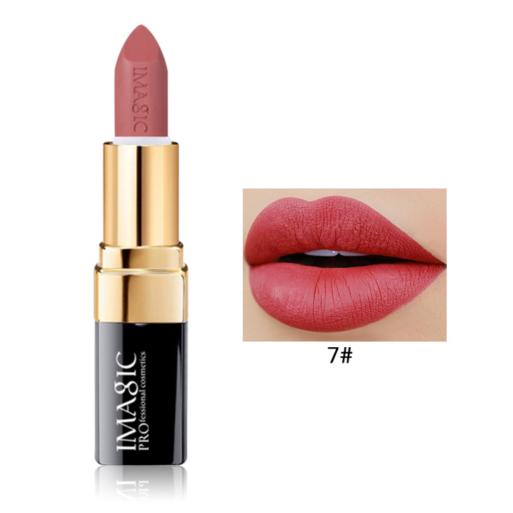 Black tube gold ring matte matte matte face lipstick