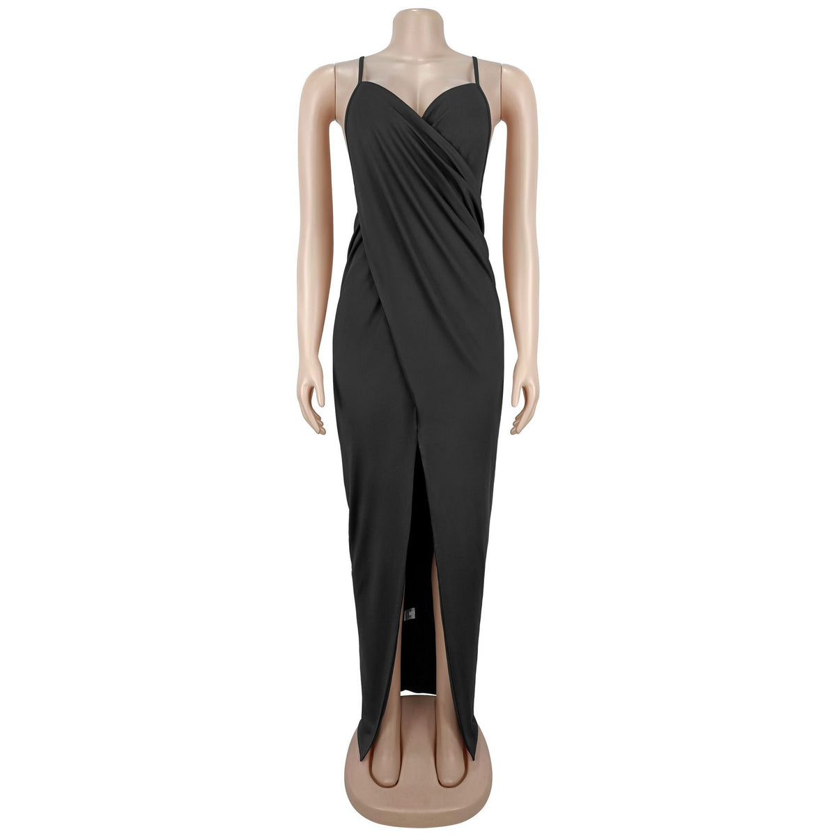 Womens V-Neck Bodycon Party Dress