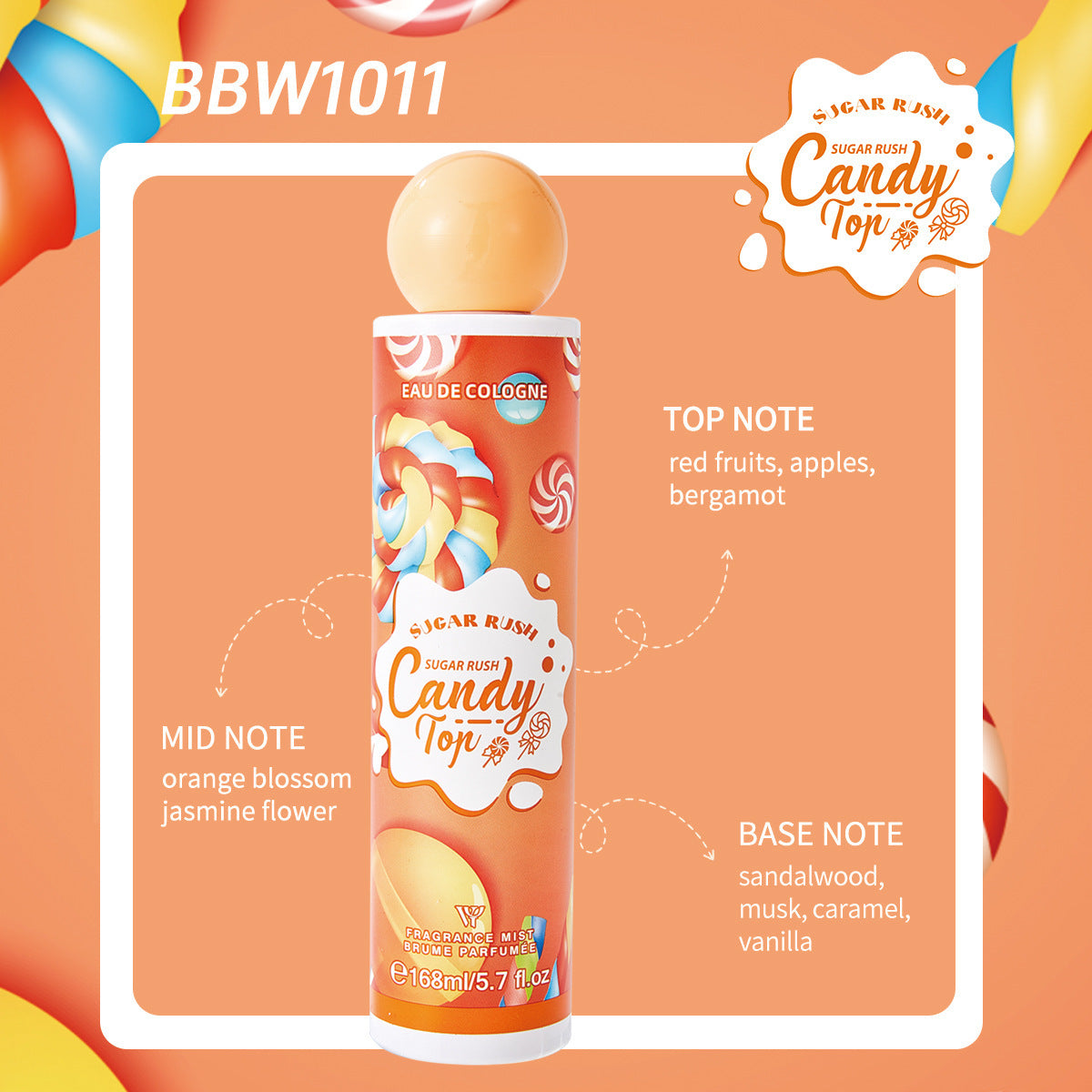 Long-Lasting Chocolate Cream Body Spray