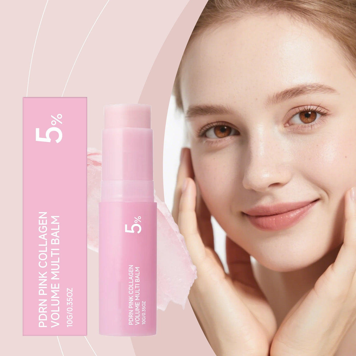 Pink Multi-Effect Moisturizing Stick for Face and Neck