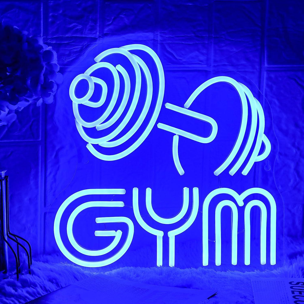 Gym Neon Light Letters Fitness Led