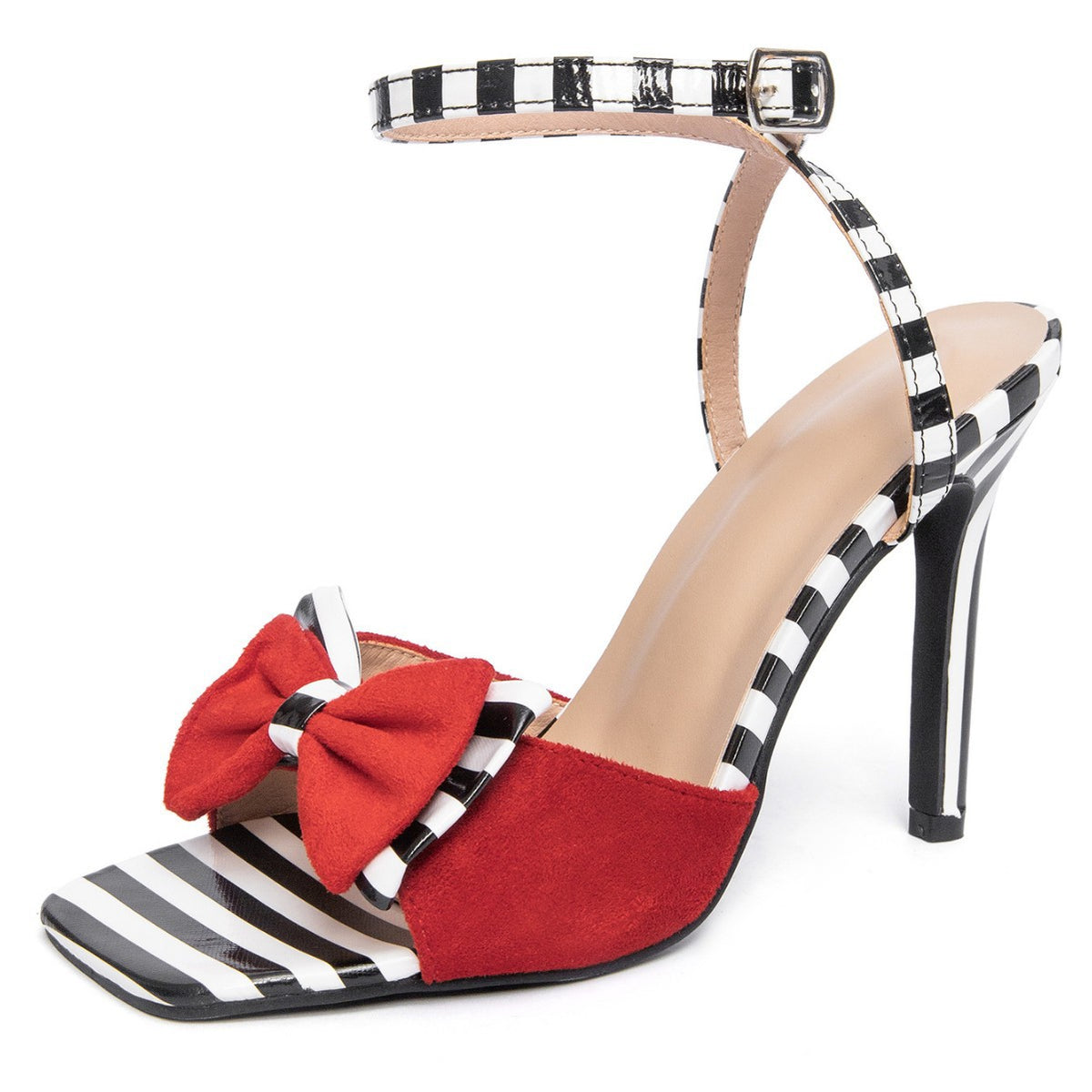 Womens Square Toe Stiletto Heels
